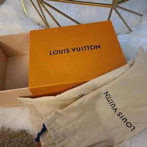 Louis vuitton box and dust bag